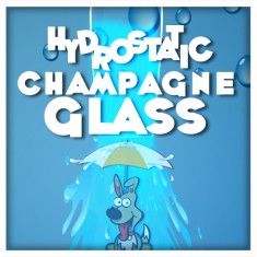 Hydrostatic Champagne Glass by PropDog